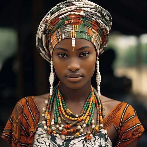 Urhobos woman from Delta State (Nigeria)