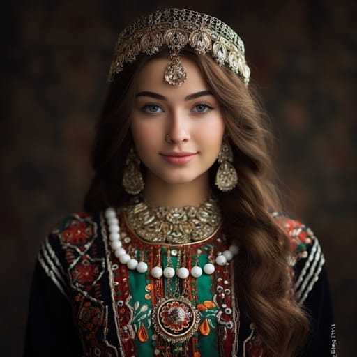Uzbeks woman from Uzbekistan — related phenotype reference