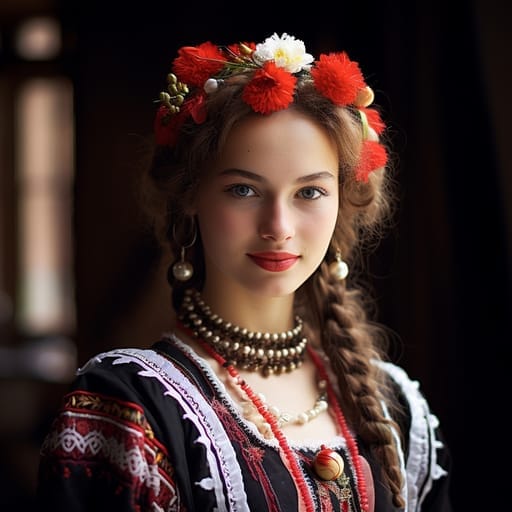 Walloons woman from Wallonia (Belgium)