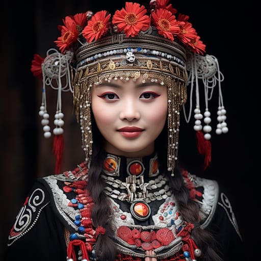 Waxiang woman from Hunan (China) — related phenotype reference