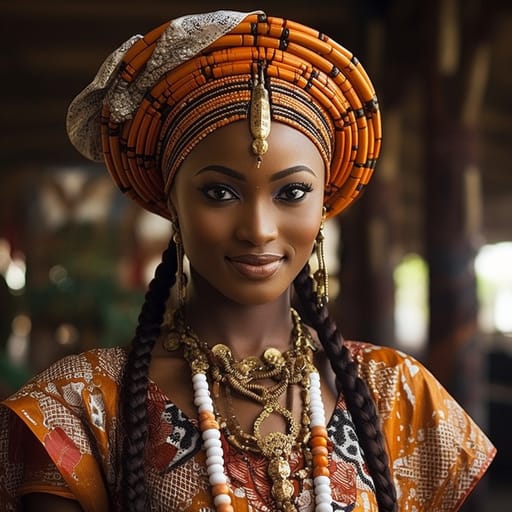 Yoruba woman from Yorubaland (Nigeria, Benin, Togo)