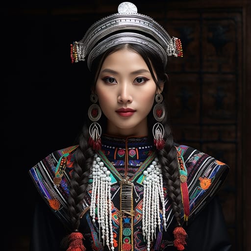 Zhuang woman from Zhuangia (China) — related phenotype reference