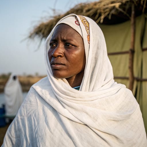 Abbala woman from Northern Darfur and North Kordofan in Sudan, and eastern Chad