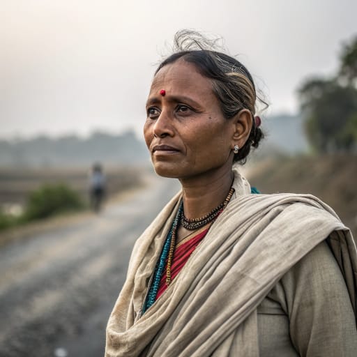 Abdal woman from Northern India, chiefly Bihar and the wider Gangetic plain, related phenotype reference