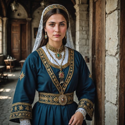 Abkhaz Georgia woman from Abkhazia — related phenotype reference
