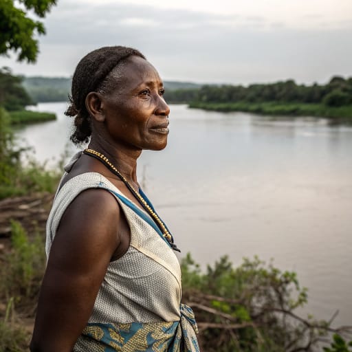 Abouré woman from Southeastern Côte d'Ivoire, centered on Bonoua and extending toward the lower Comoé River and the Grand-Bassam area