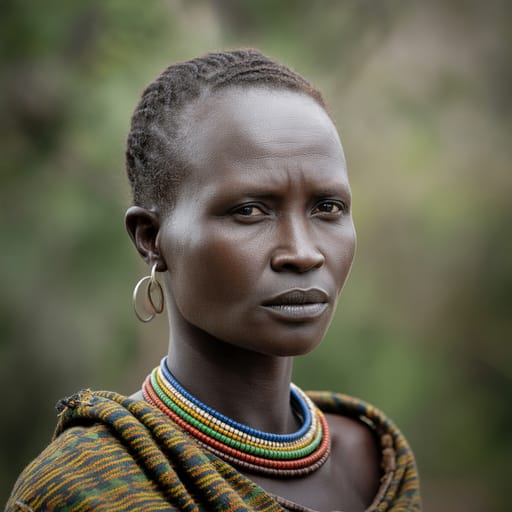 Acholi woman from Acholiland (Uganda, South Sudan) — related phenotype reference