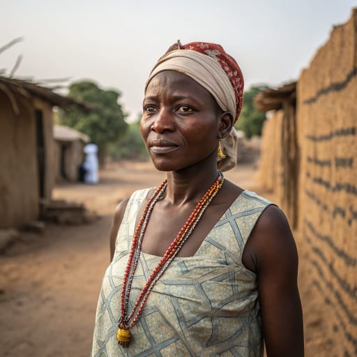 Adara woman from Southern Kaduna State, Nigeria, mainly the Kachia and Kajuru local government areas, related phenotype reference