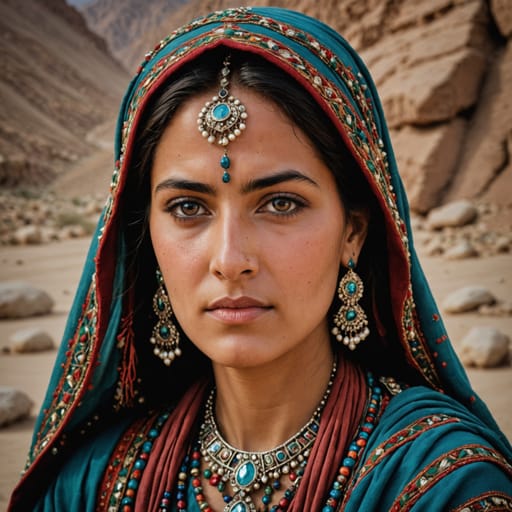 Afghan Baloch — representative phenotype of Afghanistan