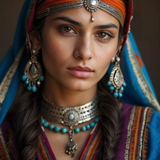 Afghan Pashtun — representative phenotype of Afghanistan