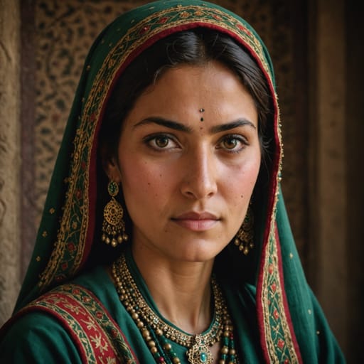 Afghan Tajik woman from Afghanistan and Tajikistan, related phenotype reference
