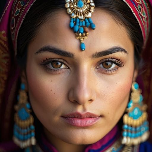 Afghan Tajik — representative phenotype of Afghanistan