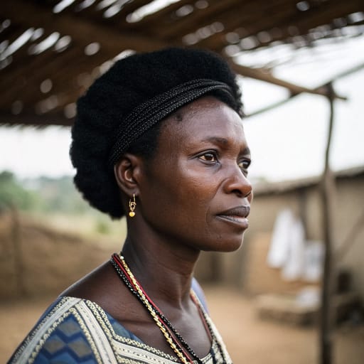 Afizere woman from Jos Plateau in central Nigeria, mainly Jos East, Jos North and Bassa in Plateau State, extending into neighboring Bauchi State.
