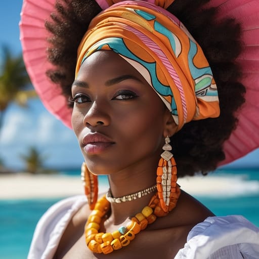 Afro-Bahamian woman from Bahamas — related phenotype reference