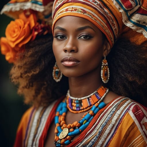 Afro-Haitian woman from Haiti