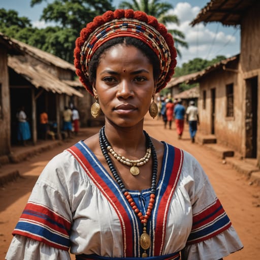 Afro-Paraguayan woman from Paraguay — related phenotype reference