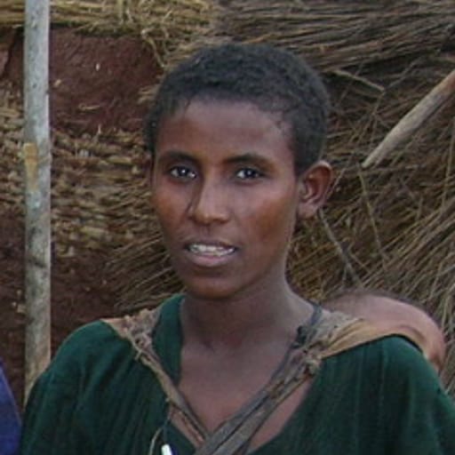 Agaw woman from Horn of Africa (Ethiopia, Eritrea)