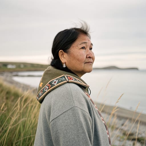 Aivilingmiut : femme, référence phénotypique apparentée