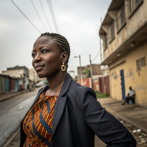 Aku woman from Banjul and the surrounding Kombo area of the Gambia, with ancestral ties to Freetown, Sierra Leone, related phenotype reference