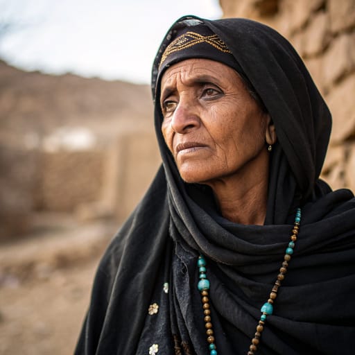 Al-Abna' woman from Yemen, chiefly Sana'a and the surrounding highlands; the founding soldiers came from the Sasanian Empire (Iran)