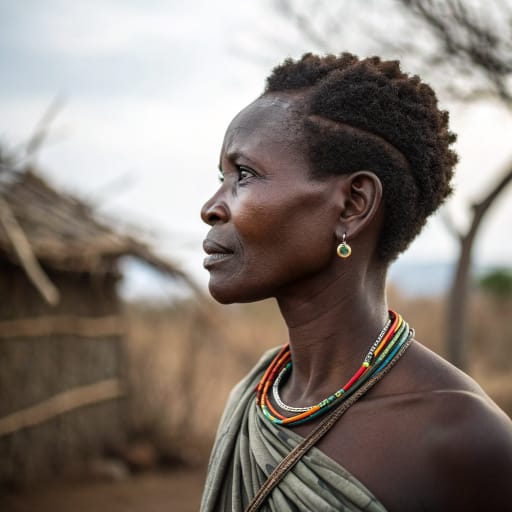 Alagwa : femme, référence phénotypique apparentée