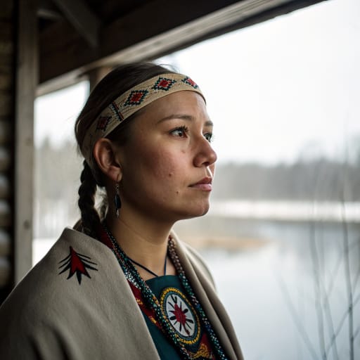 Algonquin woman from Ottawa River valley and its tributaries, western Quebec and eastern Ontario, Canada, related phenotype reference