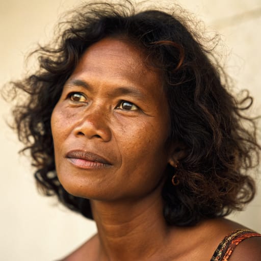 Ambonese woman from Ambon Island (Indonesia) — variant 3