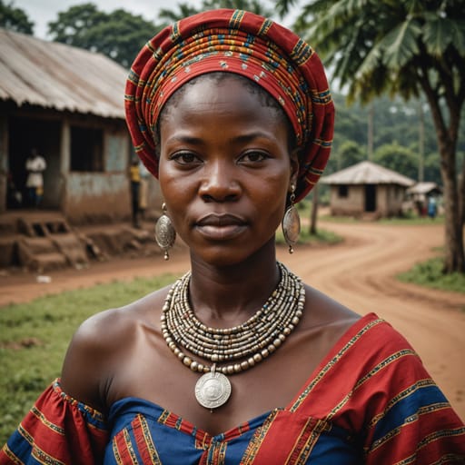 Americo Liberian woman from Liberia — West Africa
