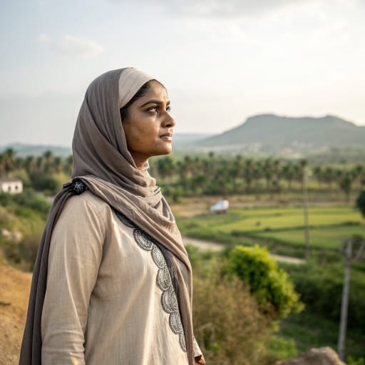Musulmans de l'Andhra : femme, référence phénotypique apparentée