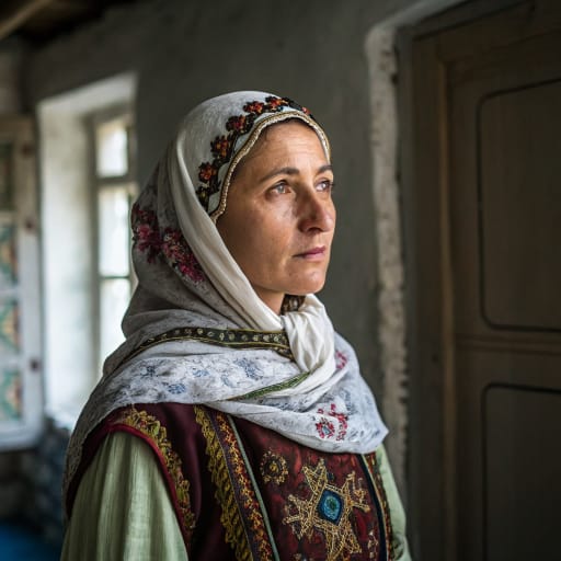 Andi people woman from Botlikhsky District, western Dagestan, Russia — Western Asia