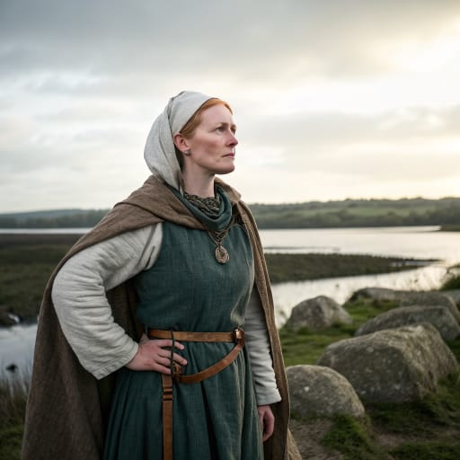 Anglo-Normans woman from England and Normandy, with later settlement in Wales, Ireland and lowland Scotland (United Kingdom, Ireland, France)