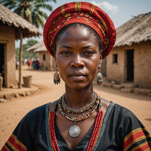 Angola Mestico woman from Angola — related phenotype reference
