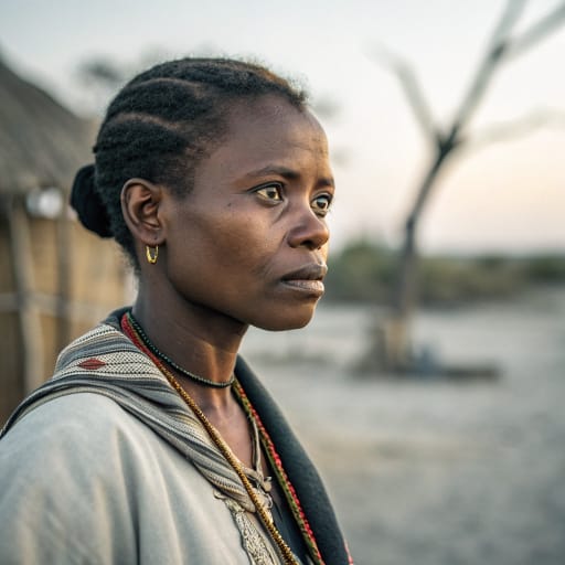 Antambahoaka woman from Southeastern coastal Madagascar, centered on Mananjary in the Vatovavy region., related phenotype reference