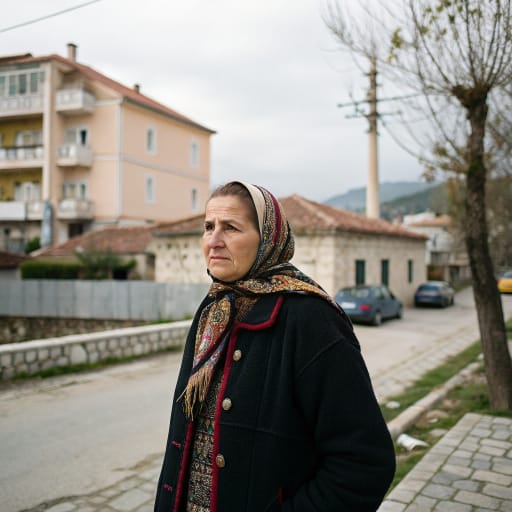 Arbanasi woman from Arbanasi and nearby parts of Zadar, northern Dalmatia, Croatia; ancestral villages around Lake Skadar in present-day Montenegro and Albania, related phenotype reference