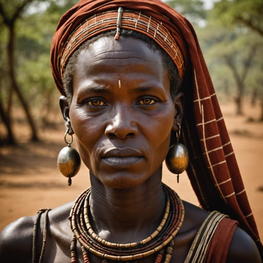 Arbore woman from Lower Omo Valley (Weyto River), southern Ethiopia
