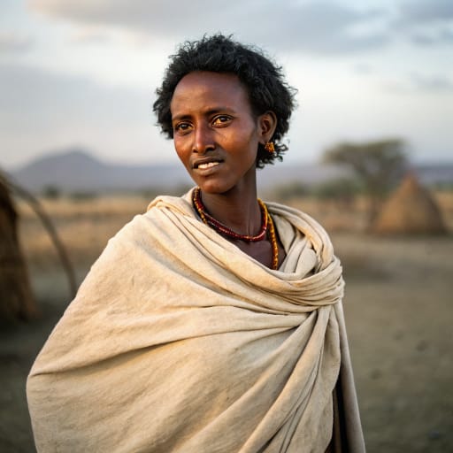 Argobba woman from Ethiopia (Afar, Harari, Amhara, and Oromia Regions) — related phenotype reference