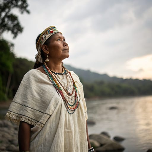 Arhuaco (Ika) woman from Sierra Nevada de Santa Marta, northern Colombia — South America