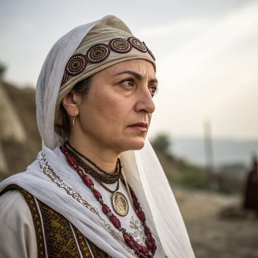 Asia Minor Slavs woman from Moved from the Balkans (Macedonia, Thrace, Bulgaria) to northwestern Anatolia, mainly Bithynia in the Opsikion theme, present-day Turkey; some defectors were settled in Syria