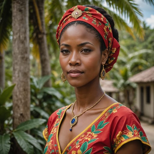 Asian Barbadian woman from Barbados — related phenotype reference