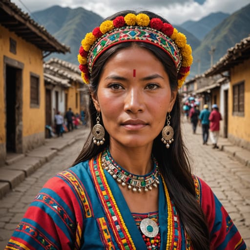 Asian Peruvian woman from Peru (Lima and coastal cities)