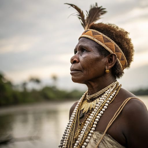 Asmat woman from Asmat Regency, South Papua, Indonesia — related phenotype reference