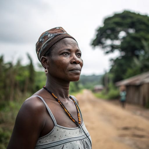 Assin woman from Forest country in Ghana's Central Region, inland from Cape Coast along the road to Kumasi and south of the Pra River; main towns include Assin Fosu, Assin Manso and Assin Praso, related phenotype reference