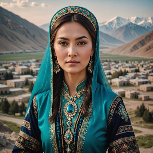Azerbaijani Kazakhstani woman from Kazakhstan (Azerbaijani-descended residents)