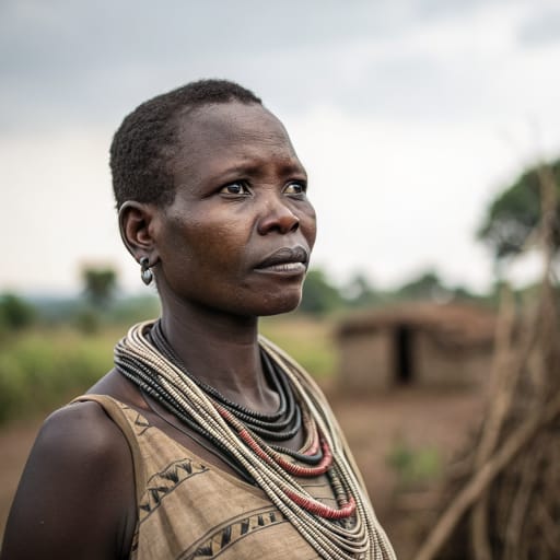 Babungo woman from Babungo chiefdom on the Ndop Plain, Ngo-Ketunjia Division, Northwest Region, Cameroon, related phenotype reference