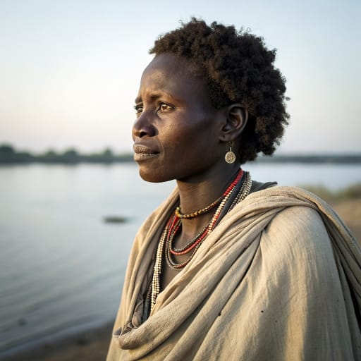 Baggara : femme, référence phénotypique apparentée