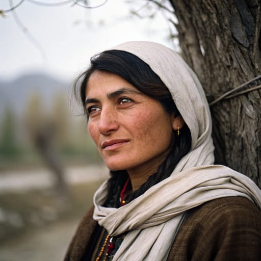 Balkars woman from Kabardino-Balkaria (Russia) — related phenotype reference