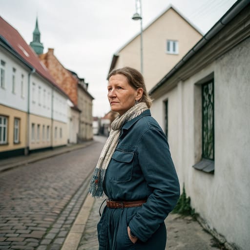 Baltic Germans woman from Historically present-day Estonia and Latvia (the former provinces of Estland, Livonia and Courland); most descendants now live in Germany., related phenotype reference