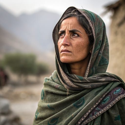 Bangash woman from Kohat, Hangu and Kurram districts of Khyber Pakhtunkhwa, Pakistan, with earlier roots near Gardez, Afghanistan, related phenotype reference