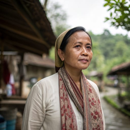 Bantenese woman from Banten province at the western tip of Java, Indonesia, including Serang, Cilegon, Pandeglang, Lebak and Tangerang