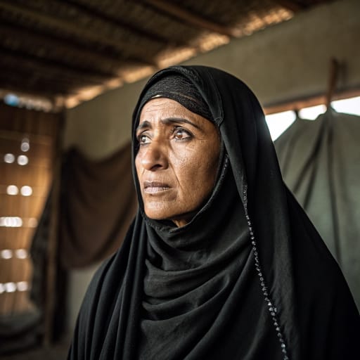Banu Abs woman from Najd in north-central Arabia, northeast of Medina, in present-day Saudi Arabia; after the Islamic conquests, also settled in Iraq and Syria
